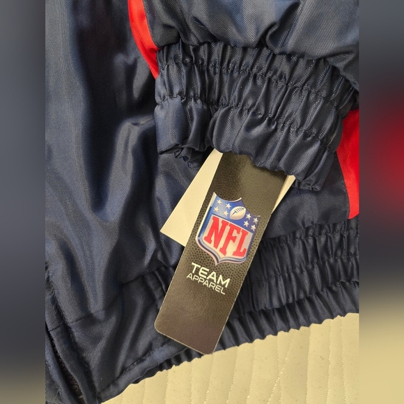 New England Patriots NFL logo Mens zipper winter jacket with hood XXL - Picture 4 of 6